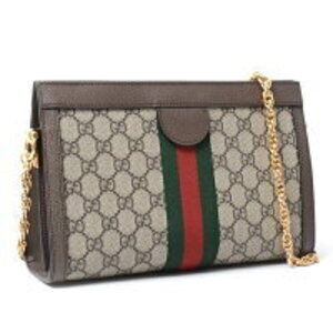 Gucci Tan Ophidia Multicolor GG Supreme Brown Bag Beige Shoulder Chain
